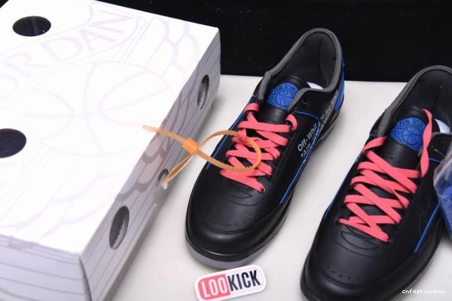 Retro Jordan DJ4375-004 SP Black Low Off-White 2 Blue 0829